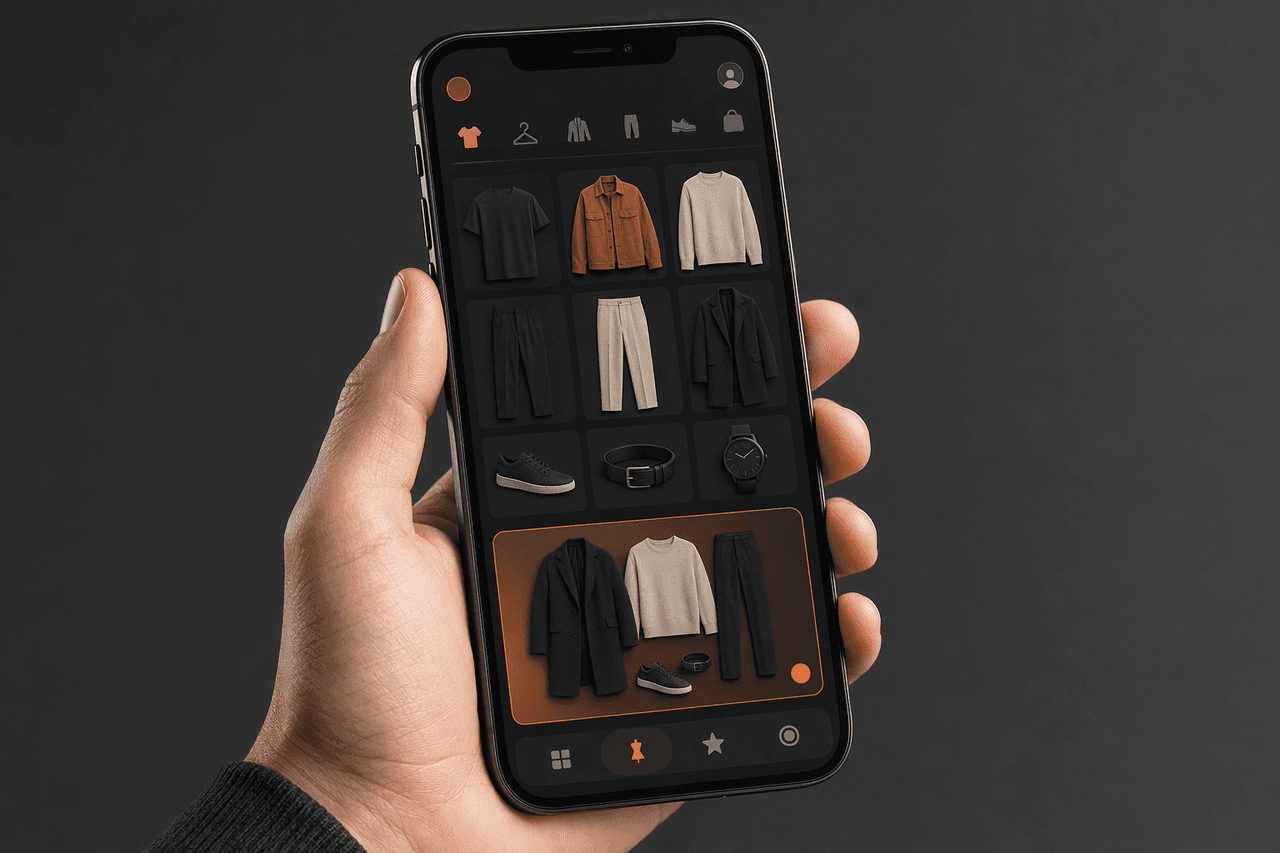 Tenue: AI wardrobe app that organizes and recommends outfits from your own closet.